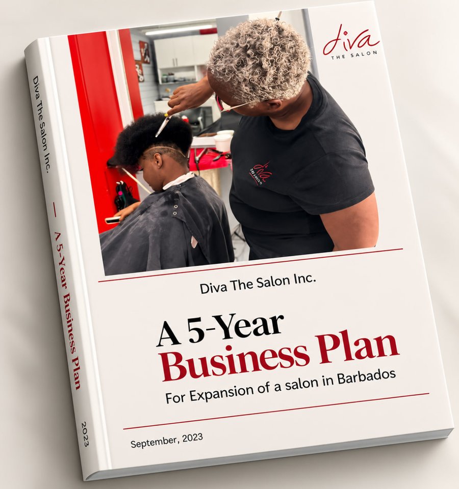 Diva The Salon Inc. business plan cover