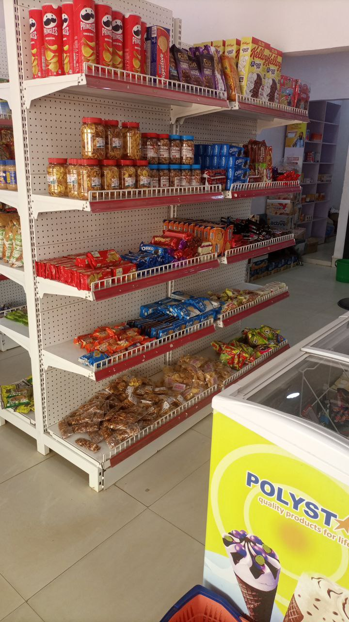 RV Pharmacy and Supermarket in 2022, one shelf stocked